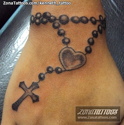 Tatuajes de rosarios