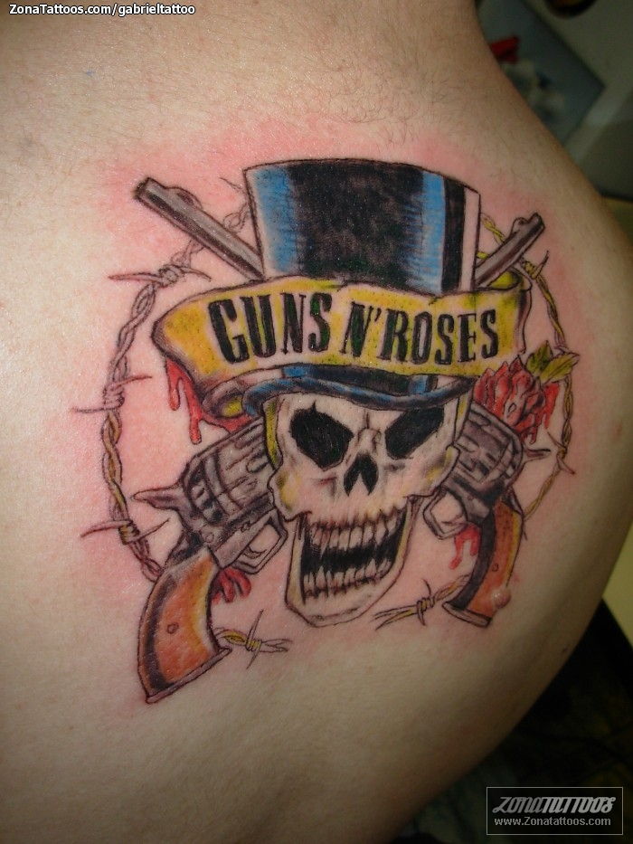 Tatuaje Guns And Roses Haz click para ver la siguiente foto