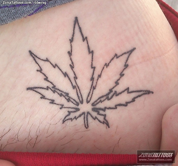 Tatuaje Hoja Marihuana Tatuajes Fotos Tattoos Pictures