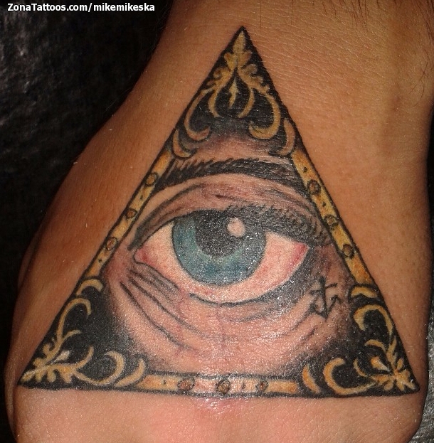 Tattoo of Eyes, Illuminati