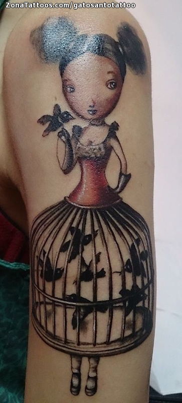 Tatuaje de GatoSantoTattoo