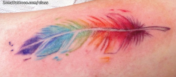 Some beautiful rainbow feathers for  Clare Keton Tattoos  Facebook