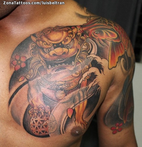 Asian Imperial Lion Tattoo Designs Tattoodesigns