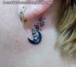 Delicate Ear Tattoo Designs  Ideas