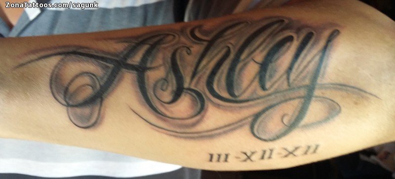 Ashley Name Tattoos & Designs - ZonaTattoos