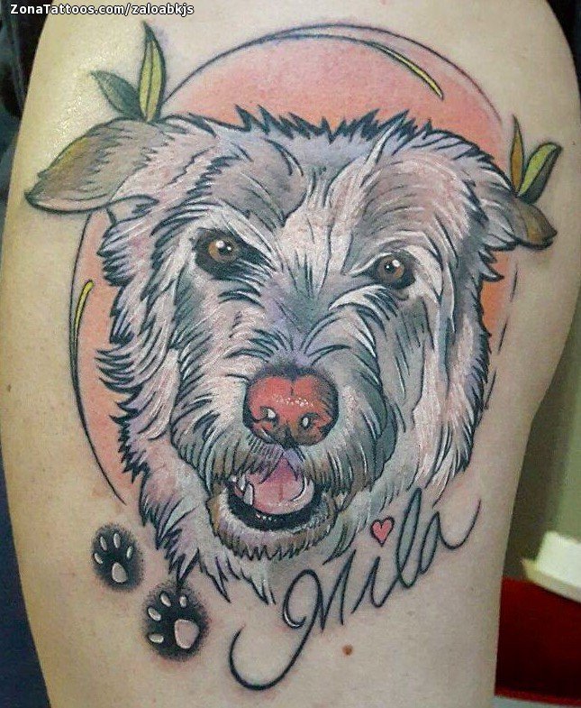 Dog tattoo by Inky Joe Hill  Post 4967