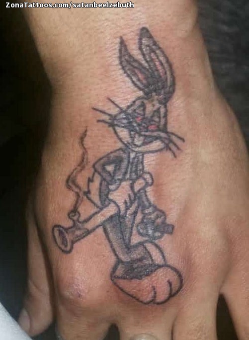 Bugs Bunny SemiPermanent Tattoo Lasts 12 weeks Painless and easy to  apply Organic ink Browse more or create your own  Inkbox   SemiPermanent Tattoos