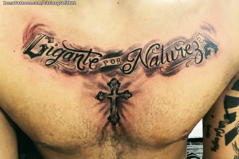 75 Stylish Cross Tattoos For Chest  Tattoo Designs  TattoosBagcom