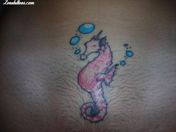Tattoo of Seahorses