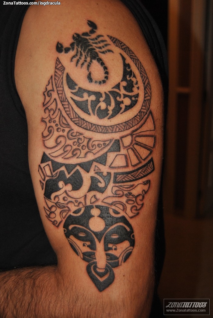 Tattoo of Maori, Scorpions