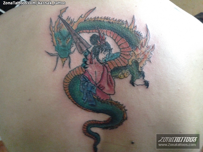 geisha and dragon tattoo by igorbessa on DeviantArt