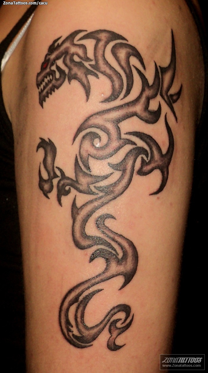Tatuaje de Tribales, Dragones