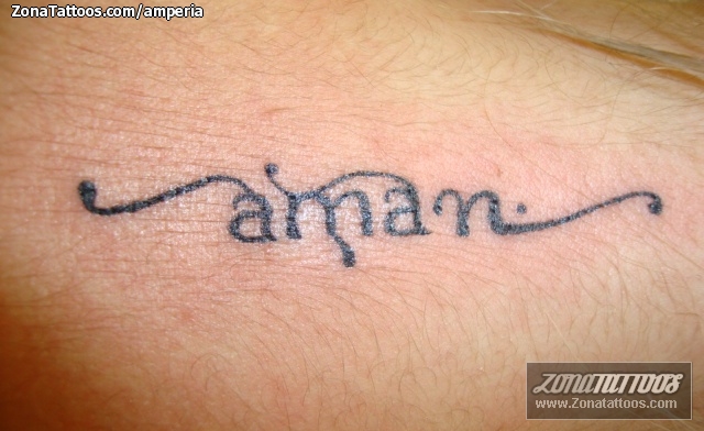 Tattoo of Names, Letters