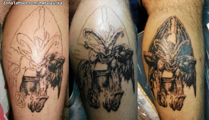 Tatuaje de Monstruos, Gárgolas, Gemelo