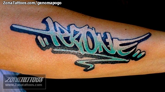Tatuaje de Graffitis