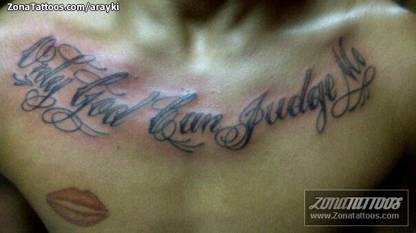 Tatuaje de Letras