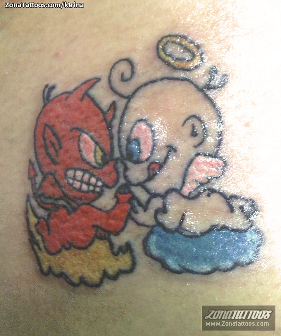 Tattoo of Cherubs, Little devils - ZonaTattoos.com.