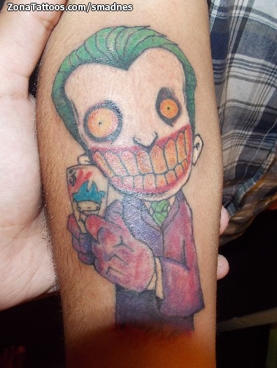 Tattoo of Joker, Comics