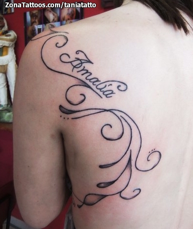 Tatuaje de Enredaderas, Amalia, Letras