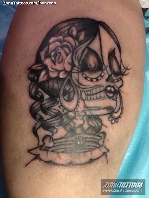 Tatuaje de Santa Muerte
