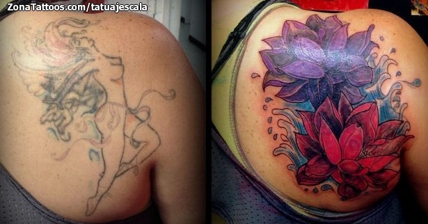 realistic color lotus tattoo on shoulder by Sorin Gabor TattooNOW