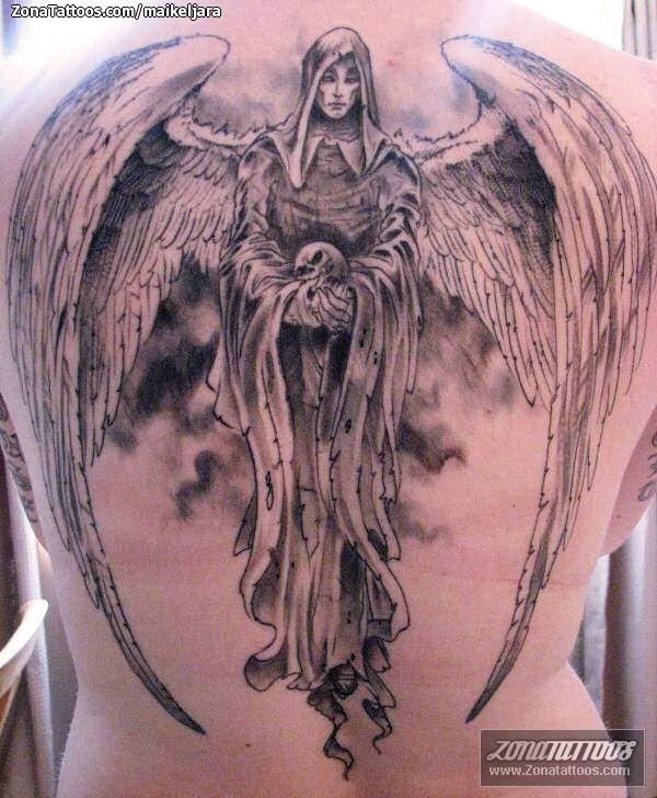 Grim Reaper SemiPermanent Temporary Tattoo  TattooMyIdea