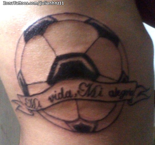 Tatuaje de Fútbol, Frases, Letras