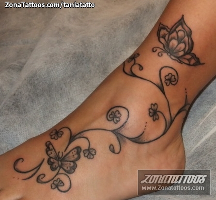 Livs ankle Rose vine design in Black  CROW CROSS Tattoos  Facebook