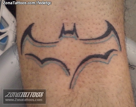 Tattoo of Batman, Logos, Comics