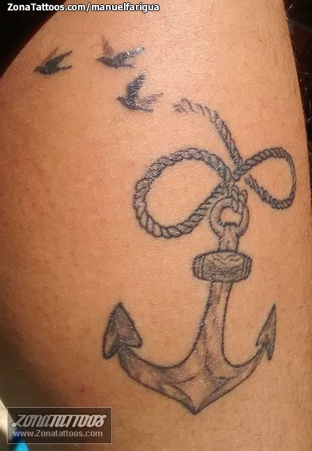 Tattoo of Anchors, Birds