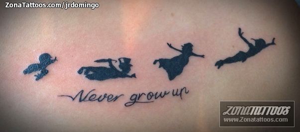 70 Best Peter Pan Tattoos  Never Grow Up 2019