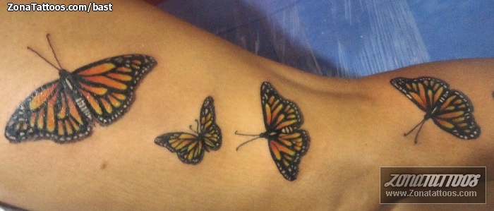 Tattoo of Butterflies, Insects