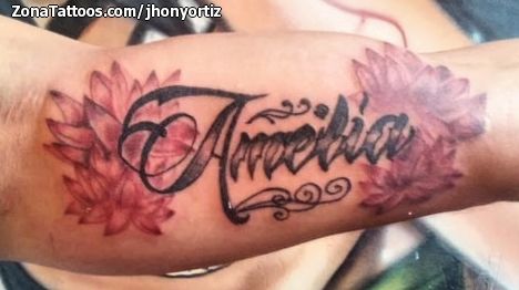 Tatuajes y diseños del nombre Amelia - ZonaTattoos