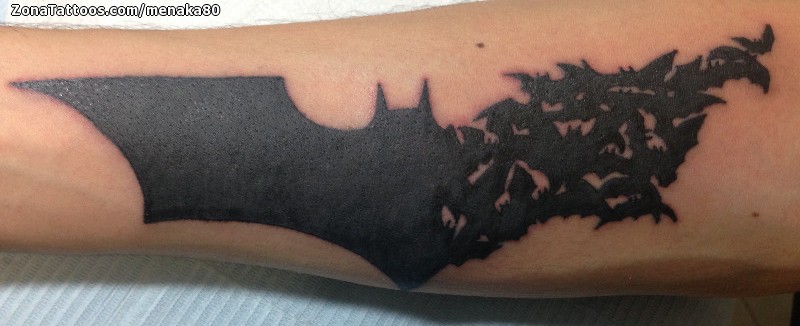 Tattoo of Batman, Comics, Bats