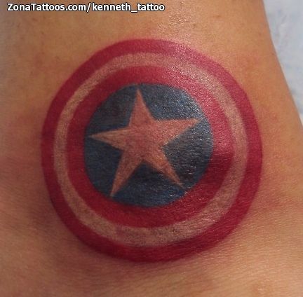 Captain America Tattoo Design by Erukawells on DeviantArt