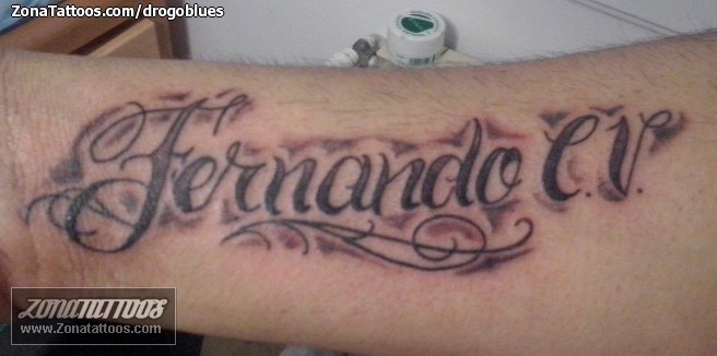 Tatuaje de Fernando, Letras, Nombres