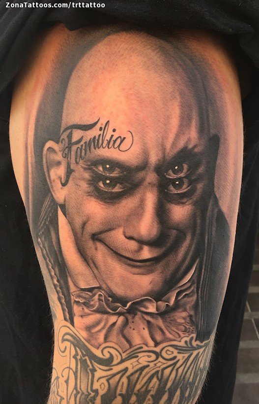 Tattoo of The Addams Family, Shoulder, Movies