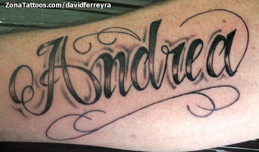 Andrea Name Tattoo