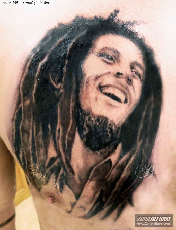 Tattoos and Tattoo Flash: Bob Marley