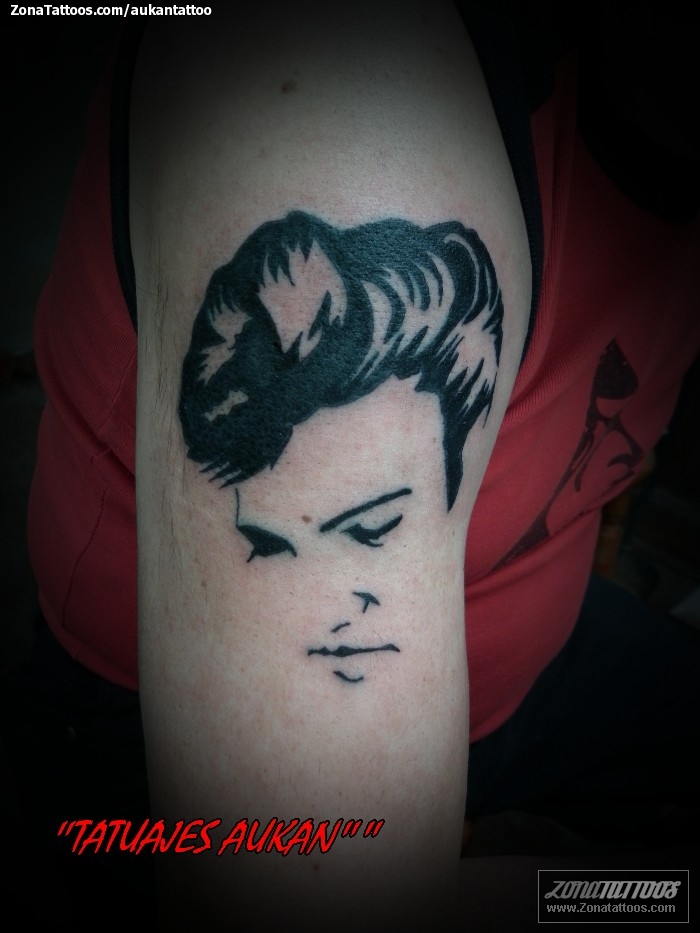 Elvis Portrait Tattoo by ElectricLinda on DeviantArt