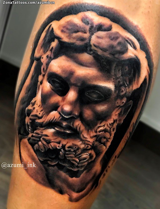 Tattoo Of Heracles Sculptures