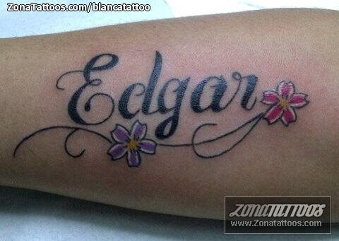 Tatuajes y diseños del nombre Edgar - ZonaTattoos