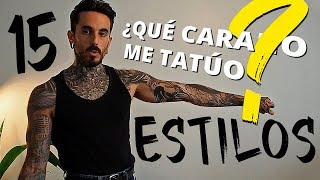 ¿Cuántos estilos de tatuajes existen?
